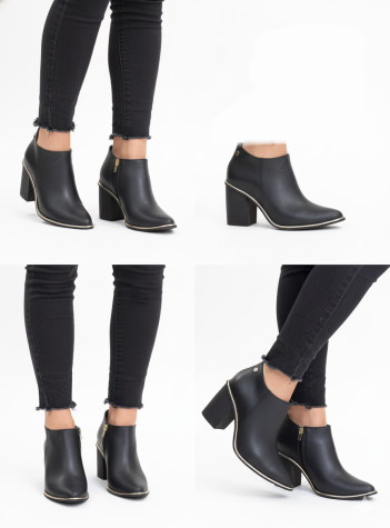 ¡Nuevo! Botín Carla 7½ - Negro